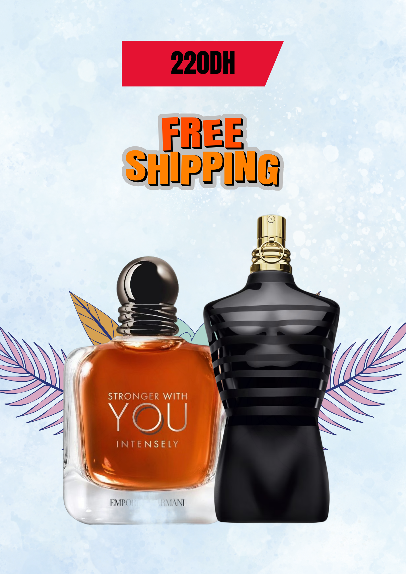 PACK STRONGER WITH YOU INTENSLY 10ML + LE MALE LE PARFUM 10ML