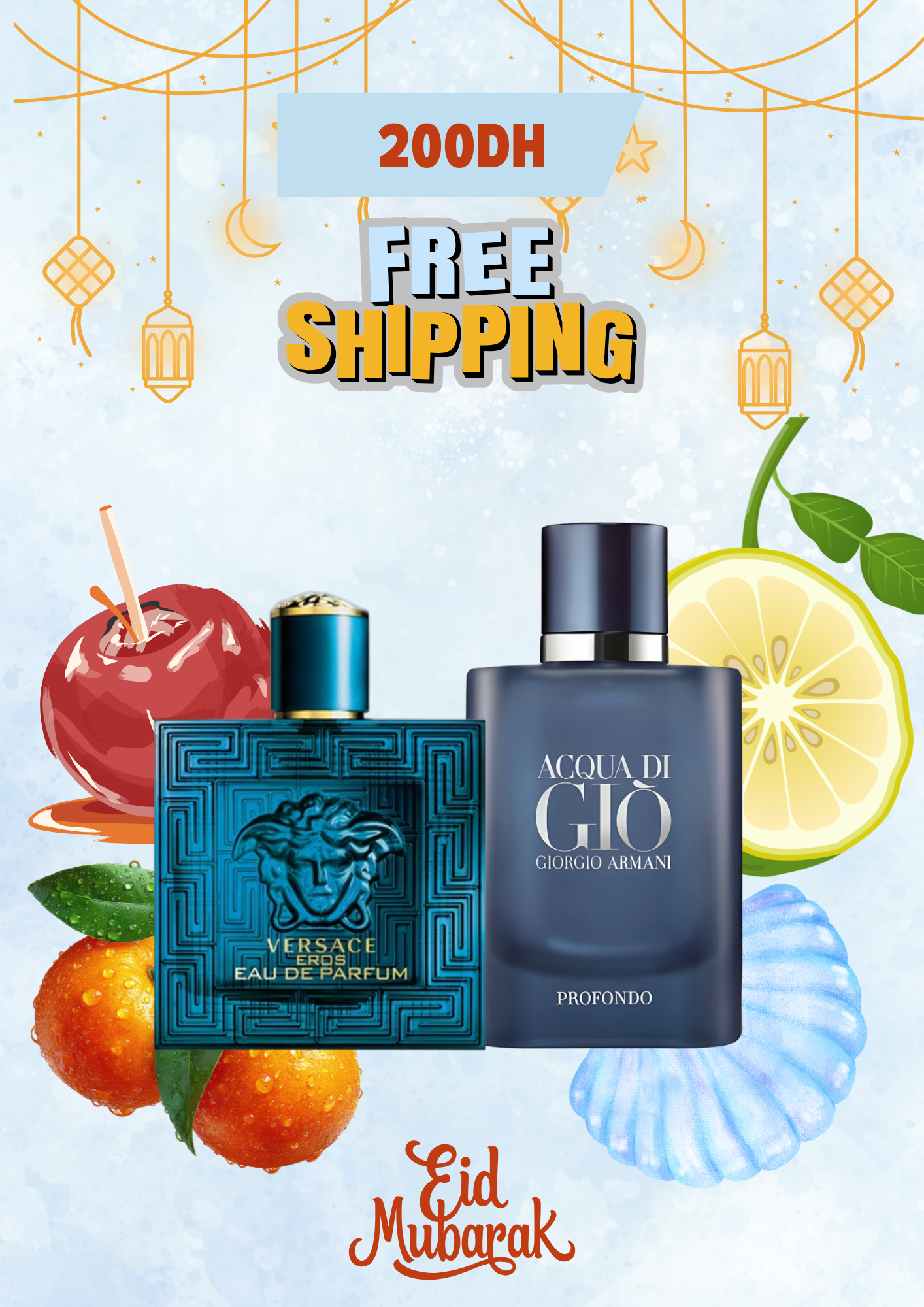 PACK 10ML EROS EDP + 10ML PROFONDO EDP